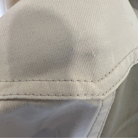 Ulla Johnson August Two Tone Cotton Twill Straight Leg Pants 6 Cropped - Picture 9 of 14